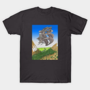 Airship & valley T-Shirt